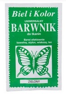 BARWNIK DO TKANIN | ZIELONY | FARBA Z MOTYLEM