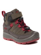 Trekingové topánky Keen Redwood Mid Wp 1023881 Steel Grey/Red Dahlia