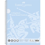 Kołonotatnik A4 Faber-Castell 80 k. w kratkę błekitny