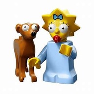 Lego colsim2-4 sim005 Simpsonovi 2 NOVÁ Maggie a Santov malý pomocník