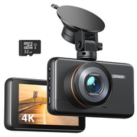 Kamera samochodowa iZEEKER iD400 4K, 2160P/1080P WDR z kartą MicroSD 32 GB