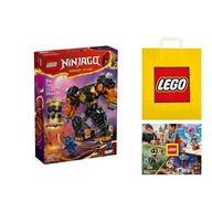 LEGO NINJAGO č. 71806 - Coleov mach živlu zeme +Taška +Katalóg LEGO 2024