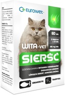 EUROWET WITA-VET SIERŚĆ karma uzupełniająca dla kotów 60 tabletek