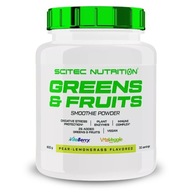 Scitec Greens & Fruits 600g owoce warzywa smak Gruszka z cytryną