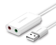 KARTA DŹWIĘKOWA USB ADAPTER NA SŁUCHAWKI MIKROFON