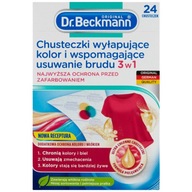 Dr. Beckmann Chusteczki Wyłapujące Kolor i Brud 3w1 24szt