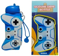 Školská fľaša Fľaša Na Vodu GAME PAD Pre Chlapca S Náustkom 600 ml