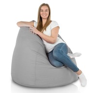 Popielaty Worek Fotel XXL Outdoor Ogrodowy XXL