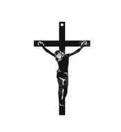Kríž na stenu H 15 cm kovová devocionália