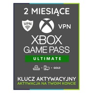 Subskrypcja Xbox Game Pass Ultimate 2 miesiące 60 dni Live Gold Core Klucz