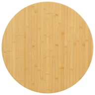 Doska stola, Ø70x4 cm, bambusová