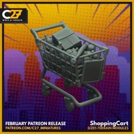 Shopping Cart (Size 1 Terrain Scatter) matched to Marvel Crisis Protocol