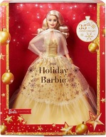 Barbie Signature Holiday 2023 Lalka świąteczna blond włosy HJX04