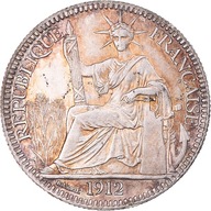 Moneta, FRANCUSKIE INDOCHINY, 10 Cents, 1912, Pari