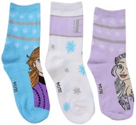 FROZEN ELSA ponožky dievčenské 3-pack 31/34 R074'