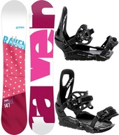 Snowboard RAVEN Style Pink 150cm + Wiązania S230