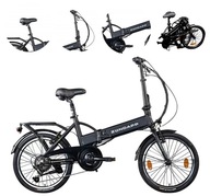 Elektrický Skladací Bicykel Kolesá 20 Posilňovač 250W Skladací 3 Režimy Revo