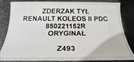 bumper rear part RENAULT KOLEOS II PDC 850221152R ORYG