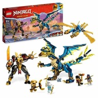 Zestaw do budowania Lego Ninjago 71796 The elementary dragon against the Em