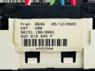 VW POLO 9N PANEL BOCCHETTE 6Q0819045P