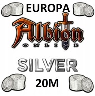 ALBION ONLINE SREBRO SILVER COINS 20KK SERVER EUROPA