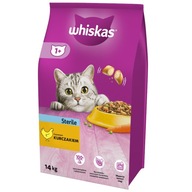 WHISKAS Sterile sucha karma dla kota po sterylizacji z kurczakiem 14 kg