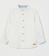 H&M bawełniana koszula ze stójką dla chłopca 7-8 l 128 K242