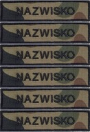 Imiennik Wojskowy Naszywka Nazwisko Identyfikator na Mundur Moro US-22 x 6