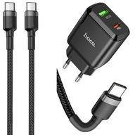 Ładowarka sieciowa PD 20W USB C kabel pleciony do HTC Desire 19+