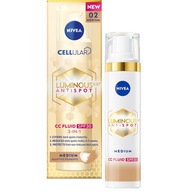 NIVEA LUMINOUS PROTI ZAFARBENIU CC krém SPF 30, ODTIEŇ 02/MEDIUM,40ml