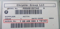 Autorádio Chrysler Jeep Dodge Fiat kod do radia VŠETKY MODELY 2-DIN