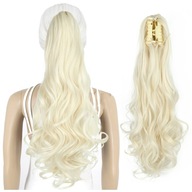 Syntetický Příčesek Cop na Klip 55 cm Clip In Jako Pravé Vlasy