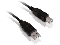 Kabel USB 2.0 A-B 3m HQ Laser podwójnie ekranowany