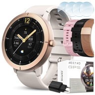 СМАРТ-ГОДИННИК ЖІНОЧИЙ ВОДОНЕПРОНИКНИЙ ГОДИННИК МЕНЮ EN GPS AMOLED PULSE SPORT 4 РЕМІНЦЯ