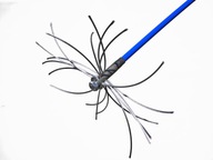 CYKLONOVÁ HLAVA KARTÁČE S KOVOVOU LANKOU PRO MECHANICKÉ ČIŠTĚNÍ KOMÍNA