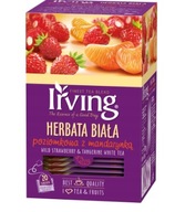 HERBATA BIAŁA POZIOMKOWA Z MANDARYNKĄ Irving 30 g