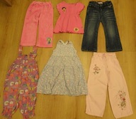 Zestaw letnich ubrań dla dziewczynki 3-4 lata