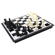Wooden Chess Set, 7.68 X 7.68inch Folding Wooden Standard Chess Game Board