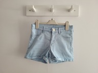 H&M krótkie spodenki szorty jeansowe 146 cm