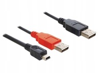 Delock Kabel Delock USB MINI 2.0 BM-2X AM 0,3m