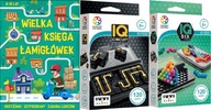 Wielka księga łamigłówek + Smart Games IQ Circuit + Smart Games IQ Six Pro