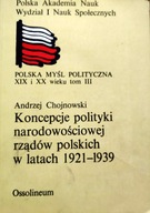 Koncepcje polityki narodowościowej 1921-1939