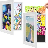 YIIFELL Gyerek rajzkeret, A4, 2 db, fehér