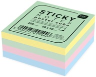 Samolepiace kartičky 50x50cm pastelové,Interdru