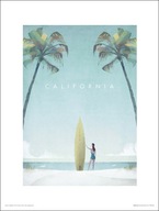 Kalifornia Surfing - prémiový plagát