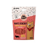Przysmaki dla psa mięsne pałeczki z wołowiny Mr. Bandit Soft Sticks 500g