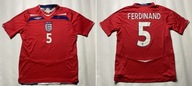 Rio Ferdinand ANGLIA UMBRO sezon 2008-2010 oryginalna koszulka rozmiar L