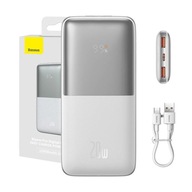 BASEUS PORĘCZNY POWERBANK BIPOW PRO 10000MAH, 2X USB, USB-C, 20W Z KABLEM