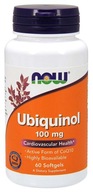 UBICHINOL 100 mg UBIQUINOL Q10 NOW Foods 60 kaps