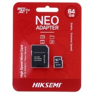 Hiksemi karta pamięci 64GB microSDXC 92/30 MB/s Hikvision